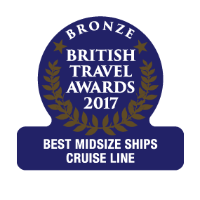 British Travel Awards 2017 Bronze Best Midsize Ships Cruise Line